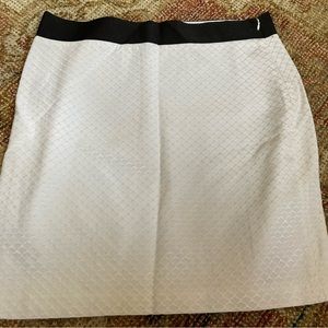 Worthington Lined White Skirt NWOT